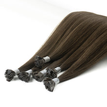 #2B|K-Tip Hair Extensions #2B bond detail