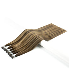 #2TP2/8A|K-Tip Hair Extensions #2TP2/8A bond detail