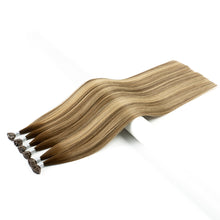 #4TP8/18|K-Tip Hair Extensions #4TP8/18 bond detail