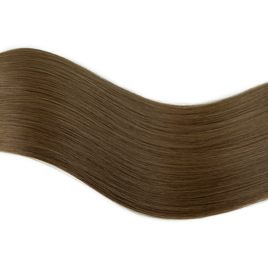 #8 Cool Medium Brown / Ash Brown hair color swatch