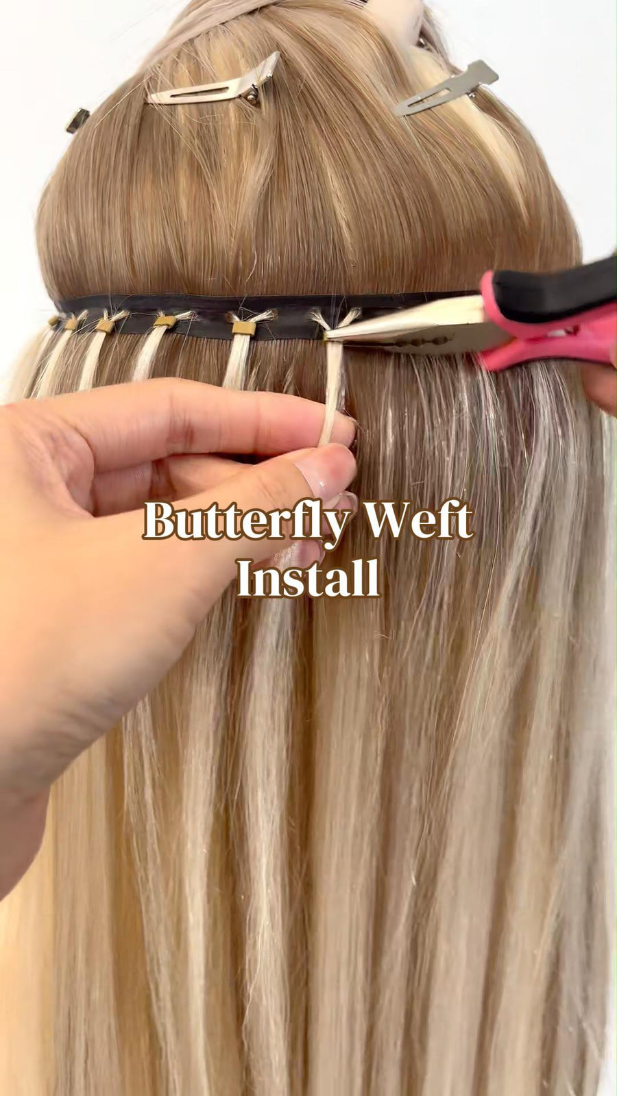 Butterfly Weft Install